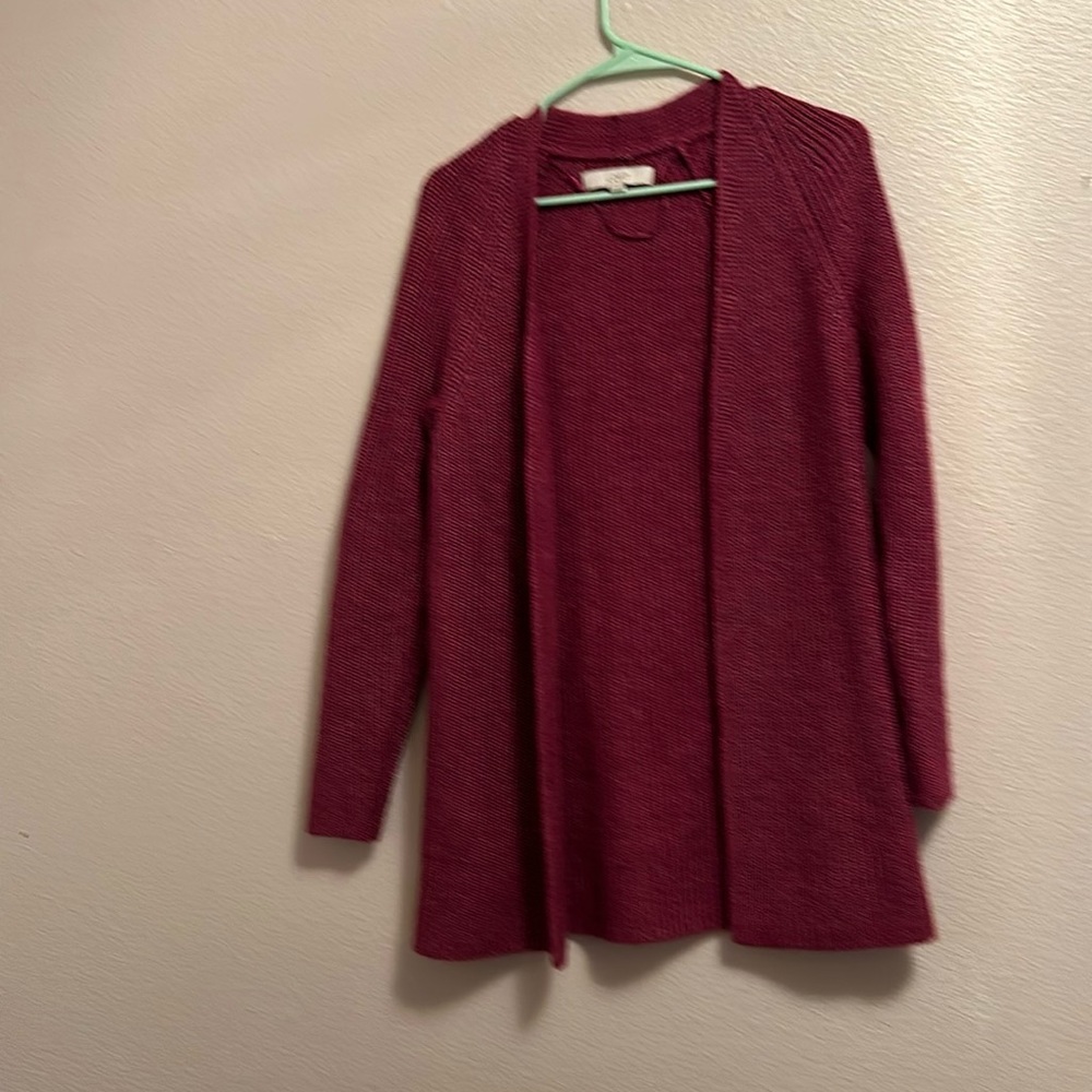 LOFT, cardigan size xs, never worn, fucshia